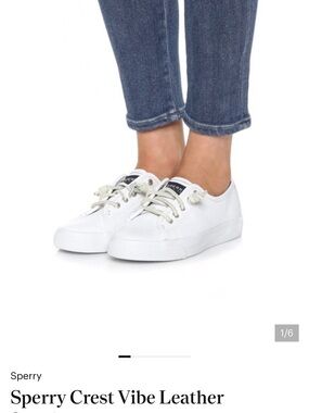Sperry White Canvas Top-Sider Slip-On Sneakers